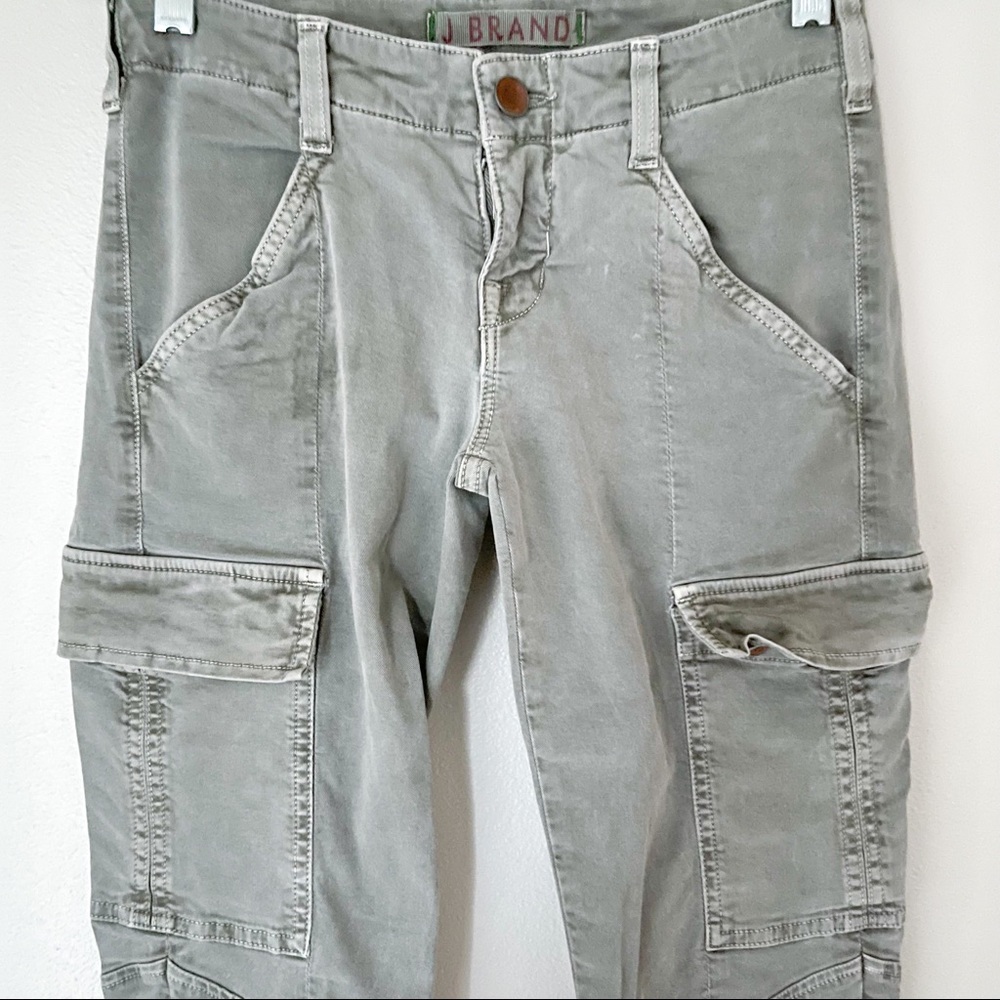 J Brand Forest Green Cargo Jeans with Pockets Size